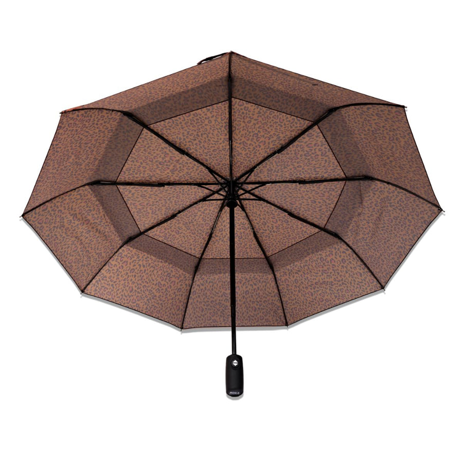 Waterloo Umbrella in Mini Leopard Pongee