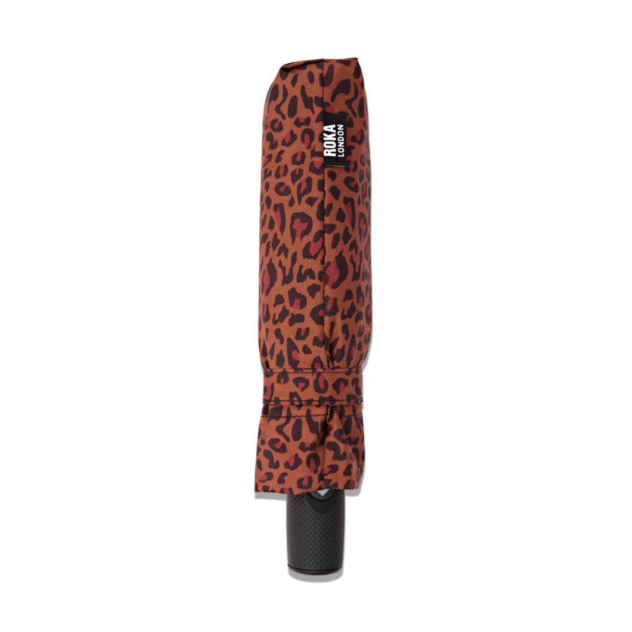 Waterloo Umbrella in Mini Leopard Pongee