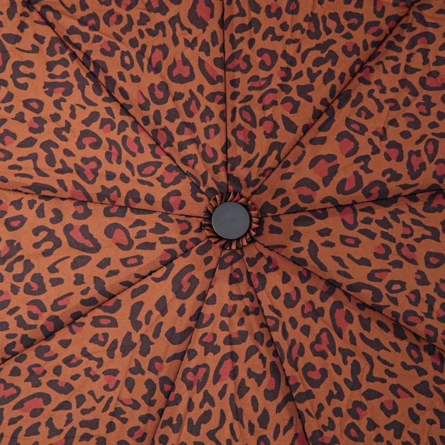 Waterloo Umbrella in Mini Leopard Pongee