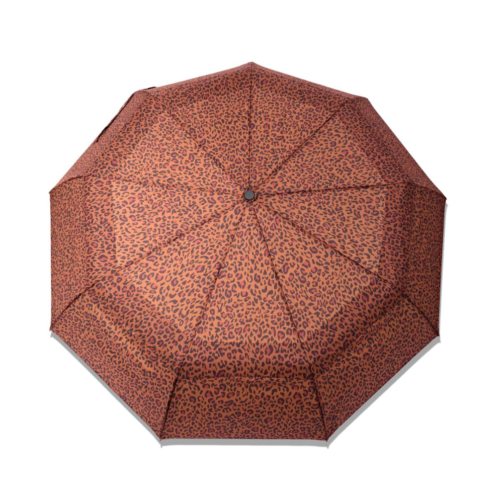 Waterloo Umbrella in Mini Leopard Pongee