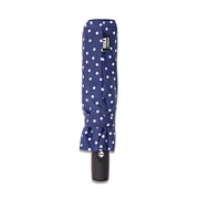 Waterloo Umbrella in Navy Polka Dot Pongee