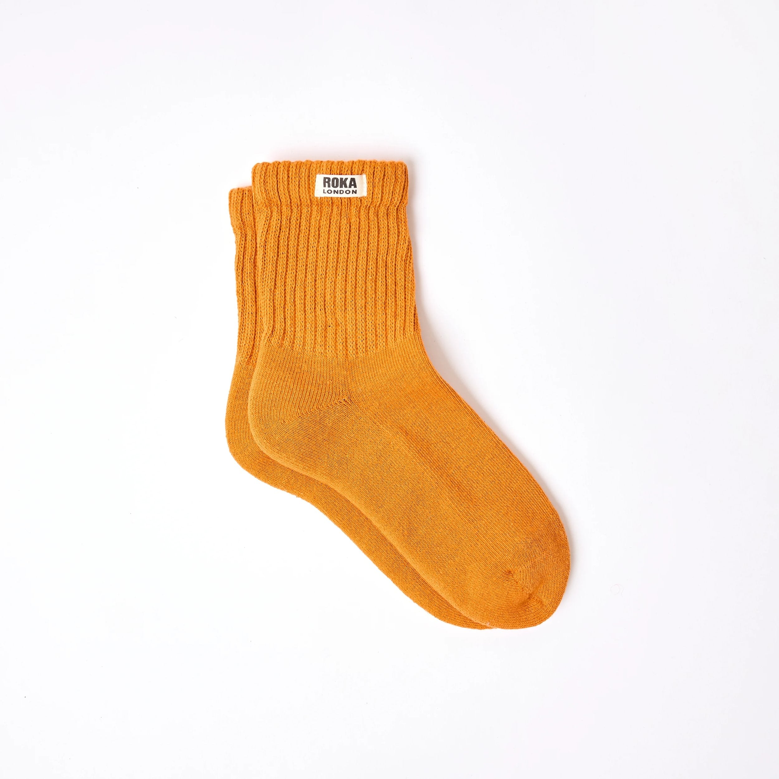 Roka Windsor Crew Socks Burnt Orange