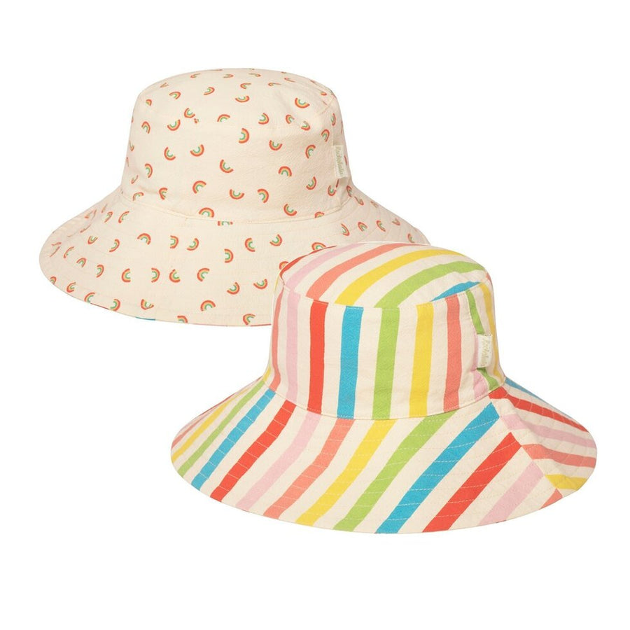 Rockahula Rainbow Stripe Reversible Sun Hat 3-6 Years - T2306M-1