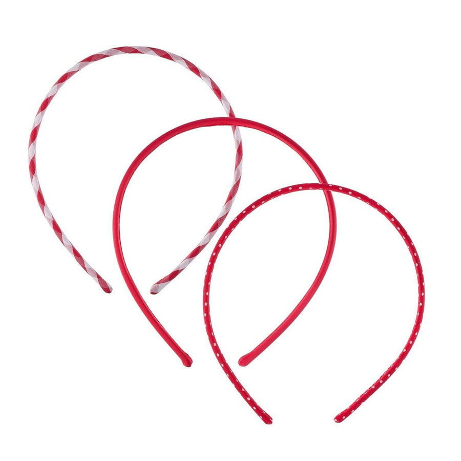 Rockahula School 3 Pack Headbands Red - HBTS240R