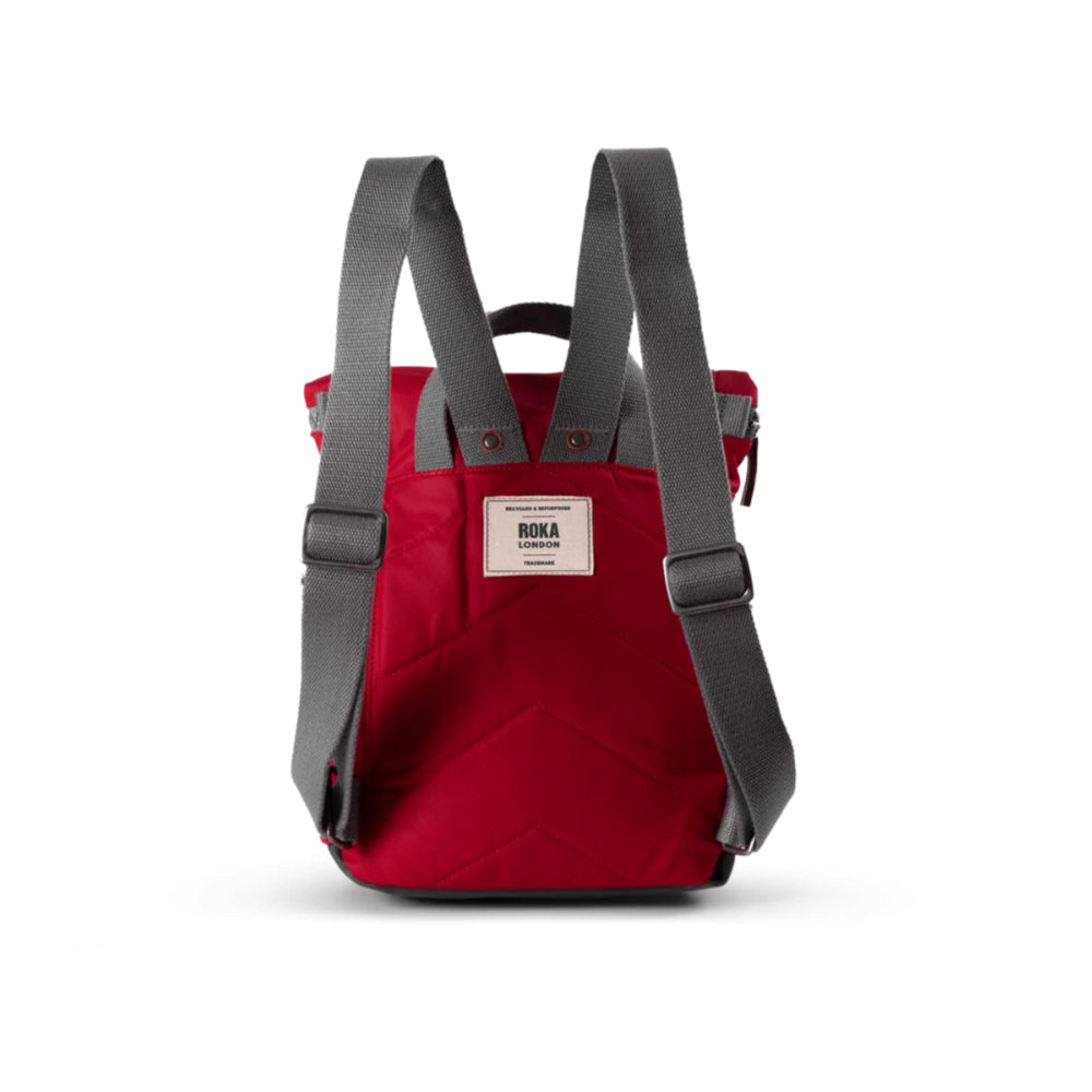 Canfield Small Backpack in Cranberry Nylon