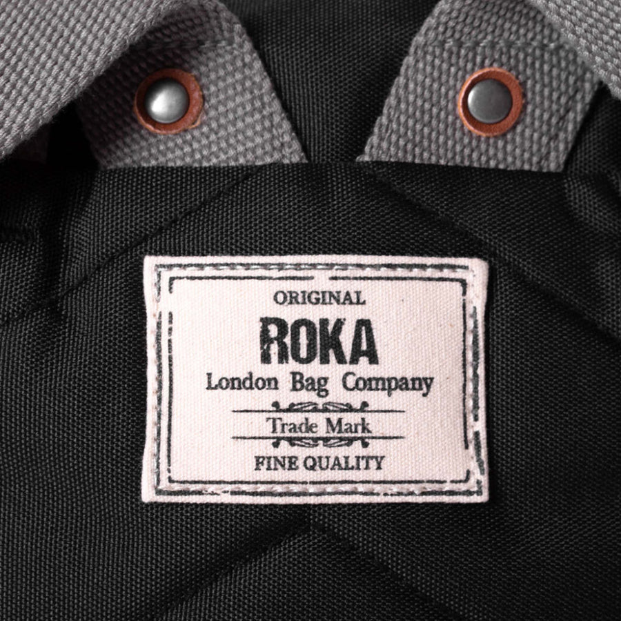 Roka Finchley A Ash Recycled Canvas Small Bag