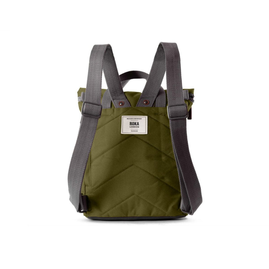 Finchley Small Backpack in Moss Canvas