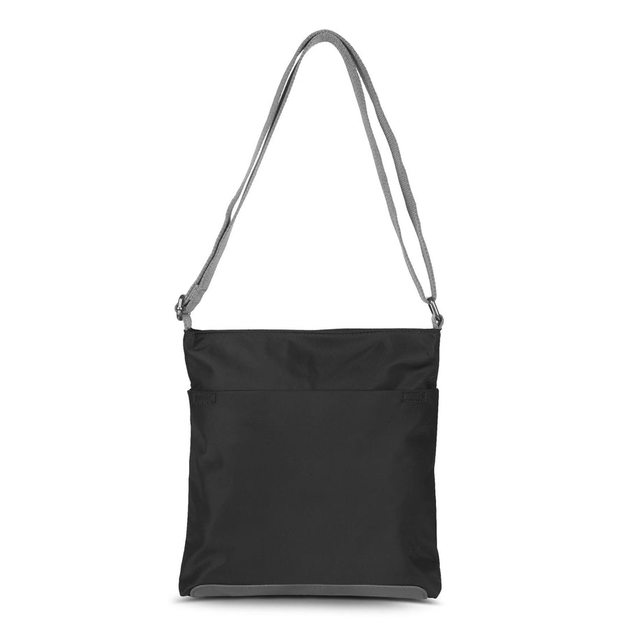 Roka Kennington B Black Recycled Nylon Medium Bag