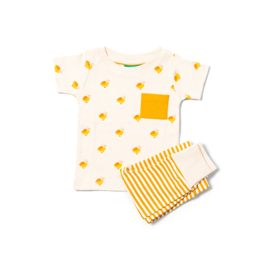 Little Green Radicals Little Ducks Organic T Shirt & Jogger Playset - Little Ducks