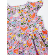 Frugi Olivia Skater Dress - Lupin Meadow Play