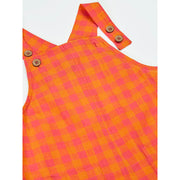 Frugi Saskia Dungaree - Spark Check/Flowers