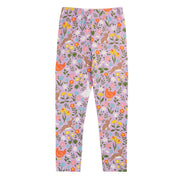 Frugi Libby Printed Leggings - Lupin Meadow Play