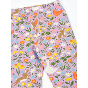 Frugi Libby Printed Leggings - Lupin Meadow Play