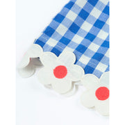 Frugi Sarah Shirt - Cobalt Gingham/Daisy