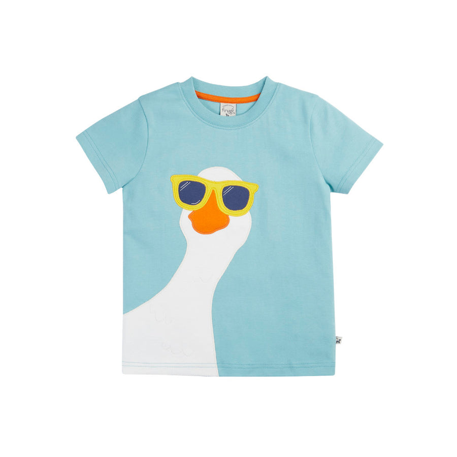 Frugi Carsen Circular T-Shirt - Lichen/Goose