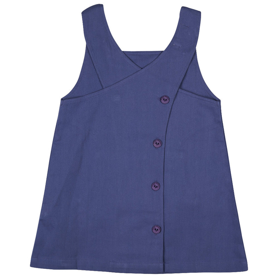 Pigeon Organics Easy Pinafore Artist Dress - Indigo
