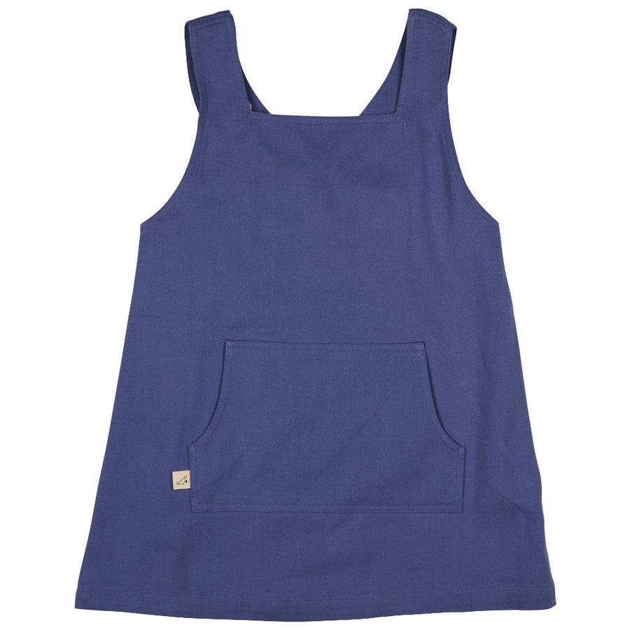 Pigeon Organics Easy Pinafore Artist Dress - Indigo