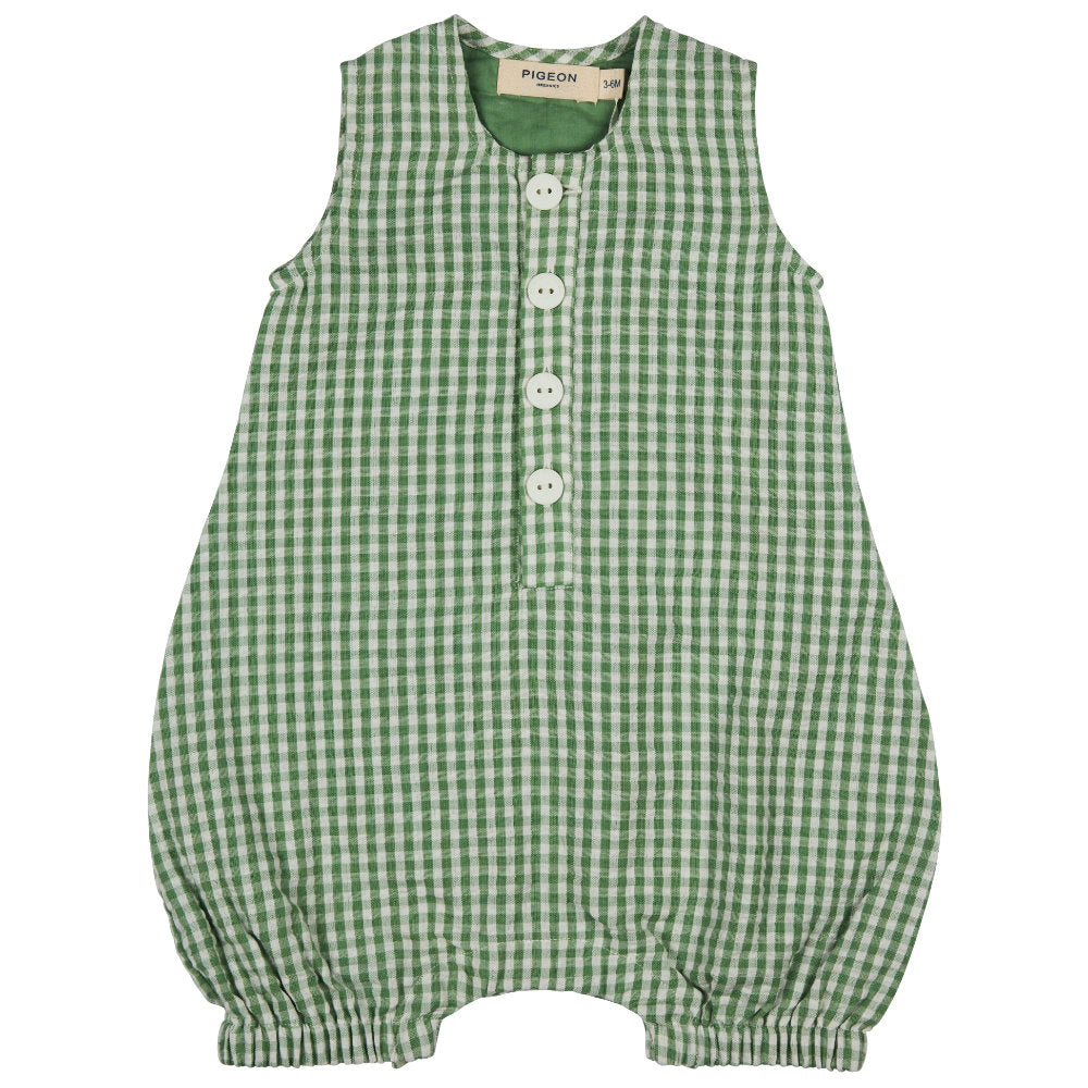 Pigeon Organics Baby All-In-One - Green Check