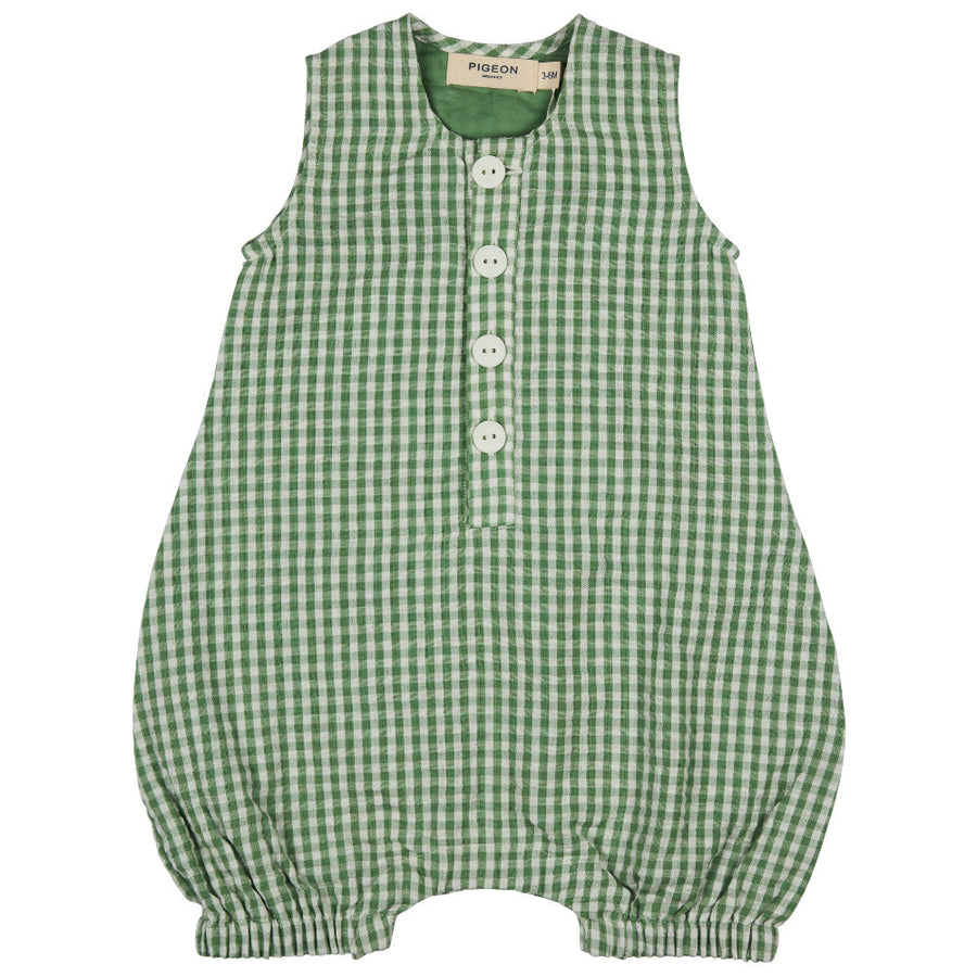 Pigeon Organics Baby All-In-One - Green Check