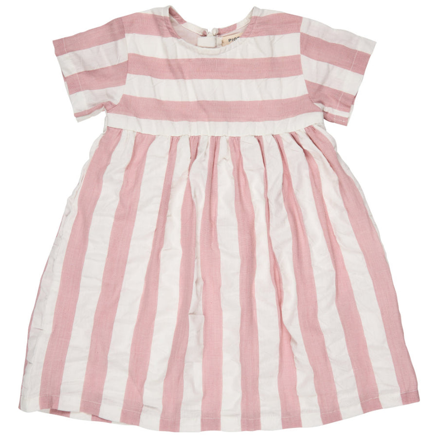 Pigeon Organics Pretty Seersucker Dress - Pink
