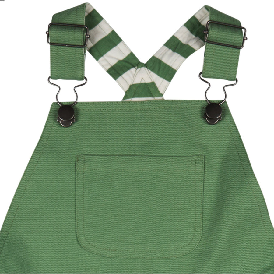 Pigeon Organics Worker Dungarees Twill - Green