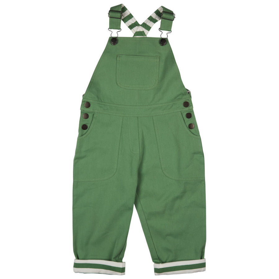 Pigeon Organics Worker Dungarees Twill - Green