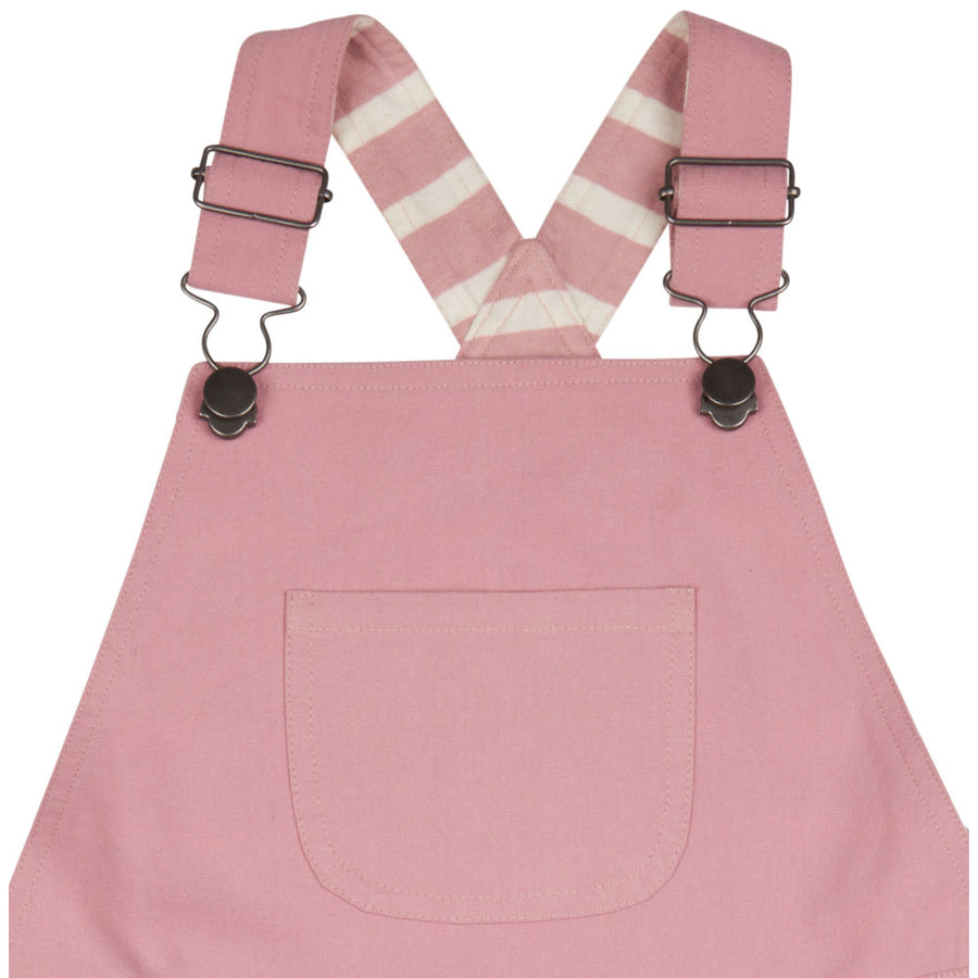 Pigeon Organics Worker Dungarees Twill - Pink