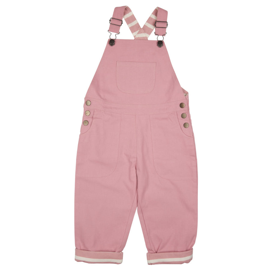 Pigeon Organics Worker Dungarees Twill - Pink