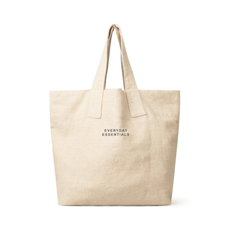 Chalk Sammy Shopper - Natural - Embroidered - Everyday Essentials