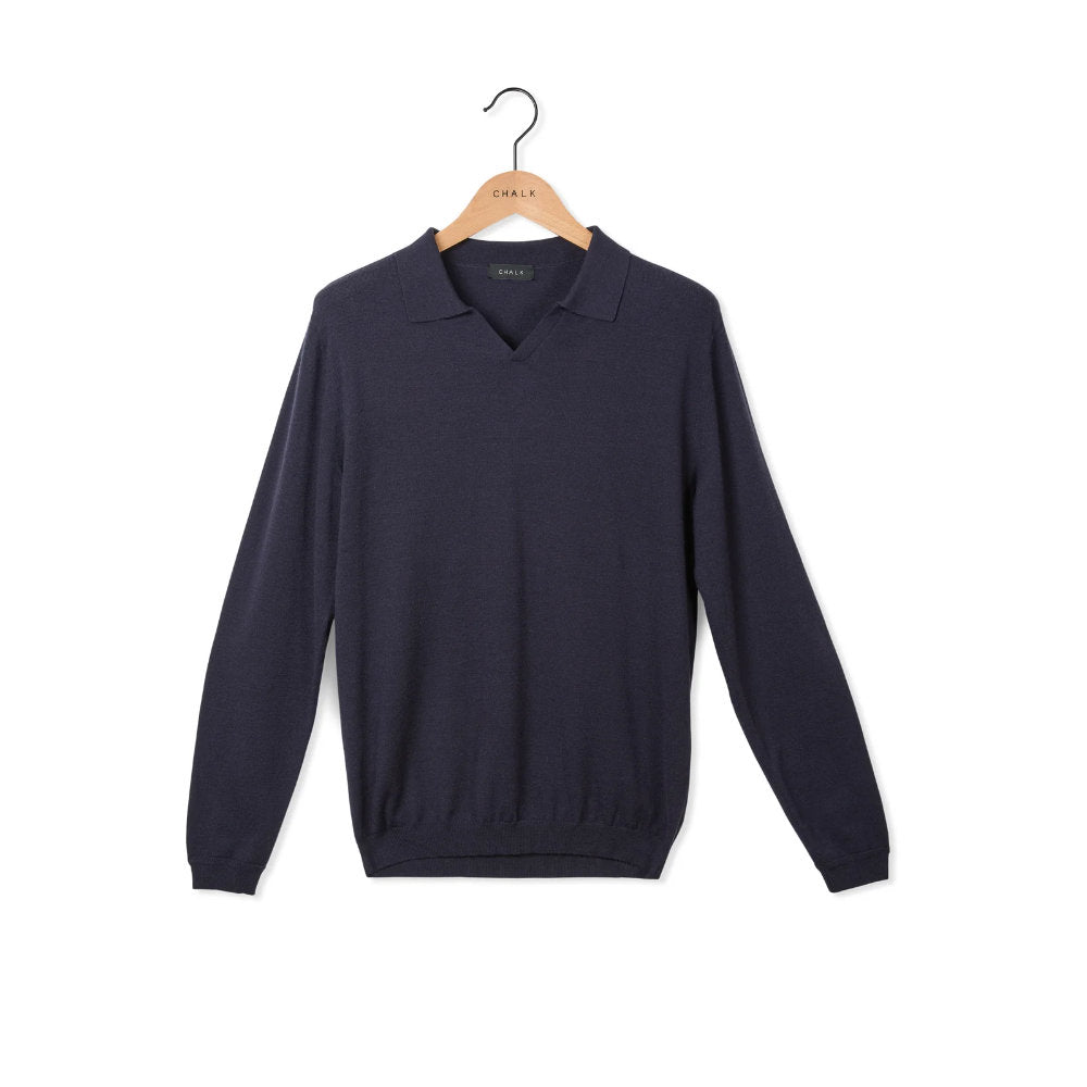 Chalk Steve Top Navy