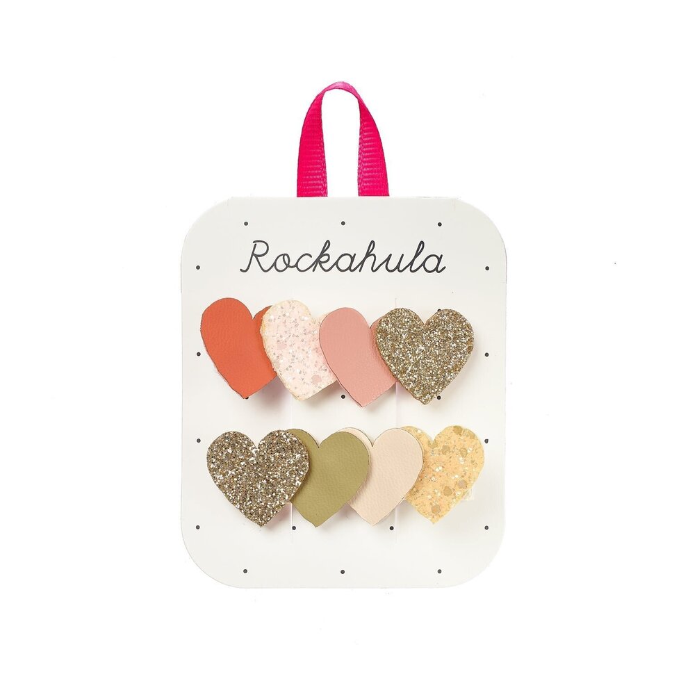 Rockahula Sweet Hearts Bar Clips - H2431P