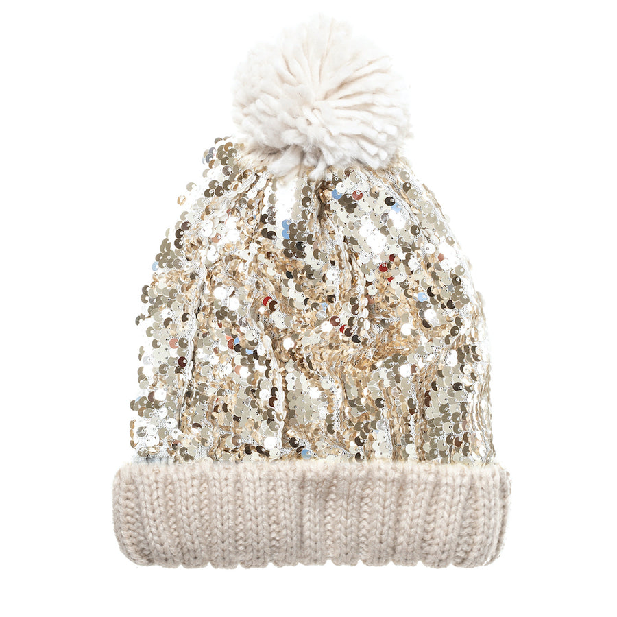 Rockahula Shimmer Sequin Knitted Hat 7-10 Years T2081G-2