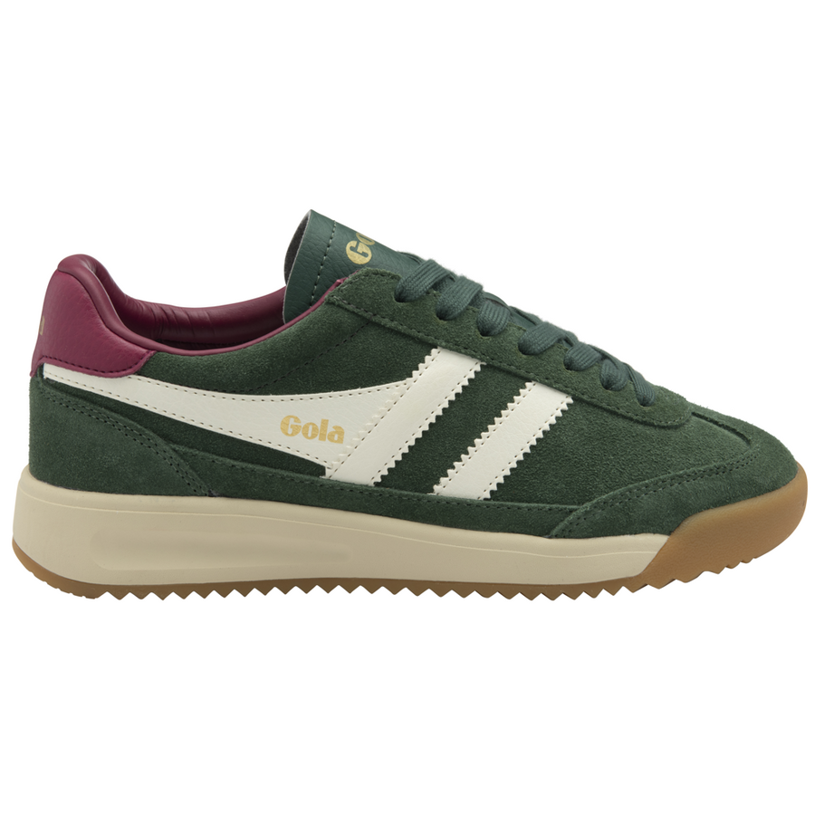 Gola Tornado '88 Evergreen/Off White/Cerise Womens Trainers