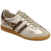 Gola Torpedo Glimmer Safari  Gold/Leopard/Dark Brown Womens Trainers