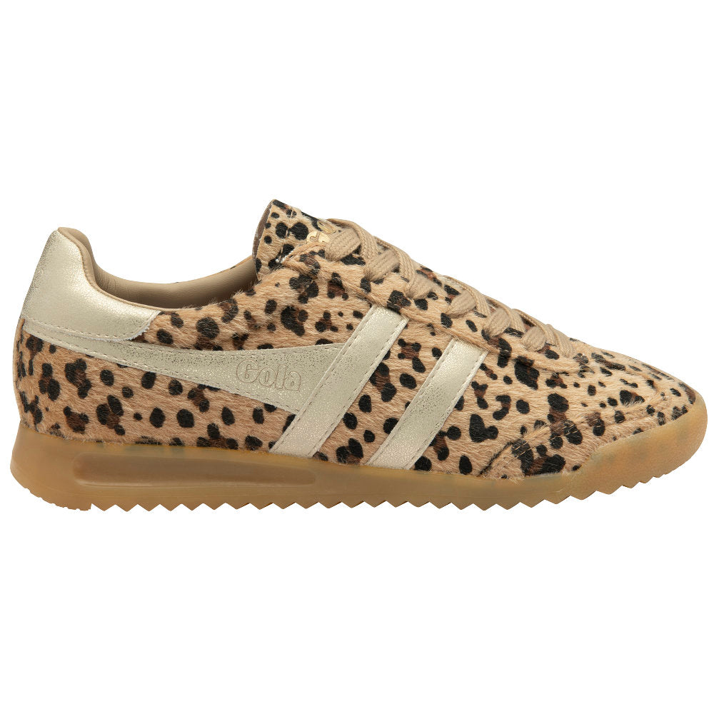 Gola Torpedo Safari Leopard/Gold Womens Trainers