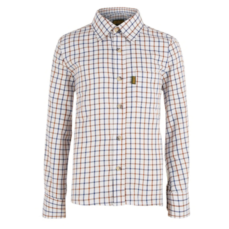 Game Clothing Tattersall Brown/Green Check Shirt