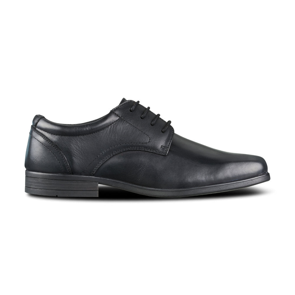 Term Footwear M17AB30 Thomas Lace Up Black Leather Shoes
