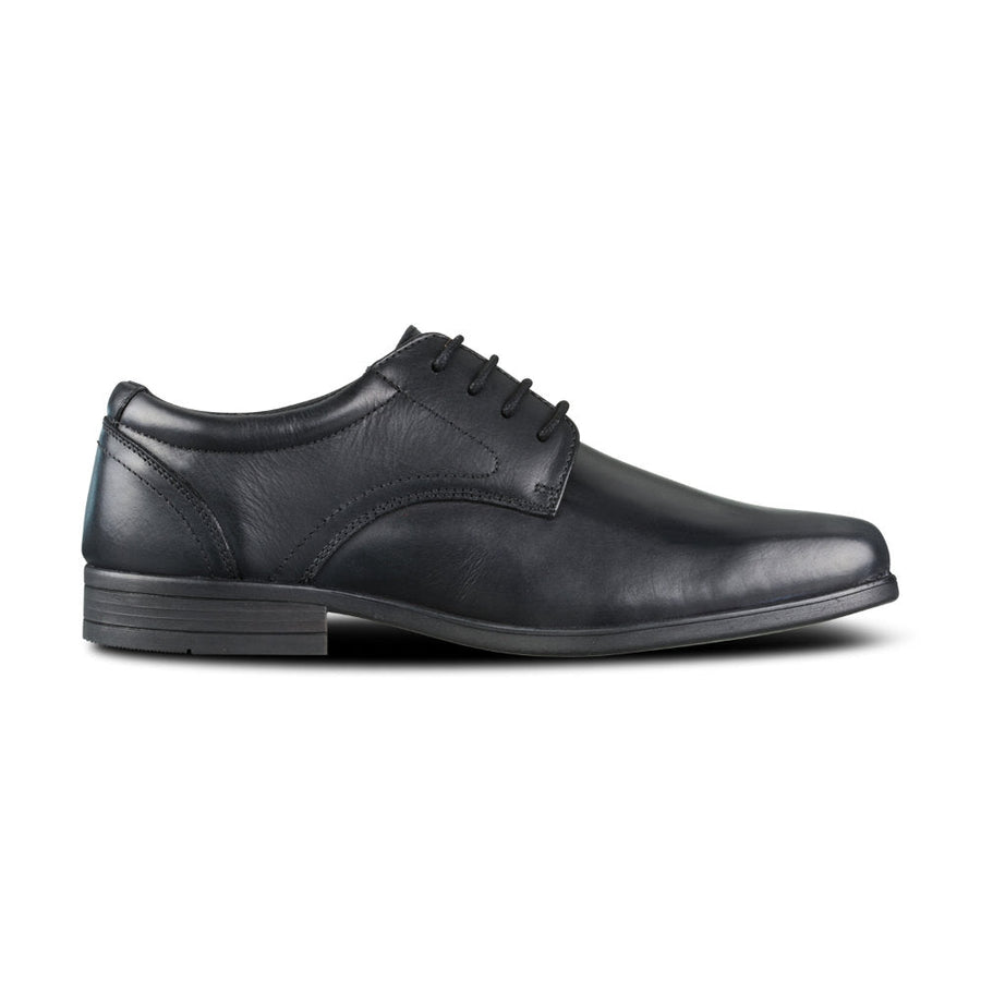 Term Footwear M17AB30 Thomas Lace Up Black Leather Shoes