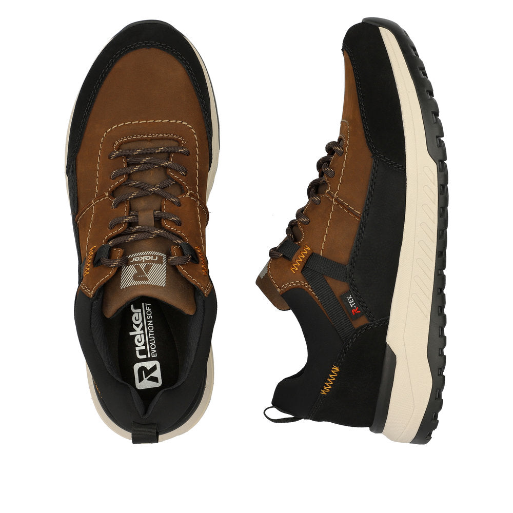 Rieker U0100-22 Mens Brown Shoes