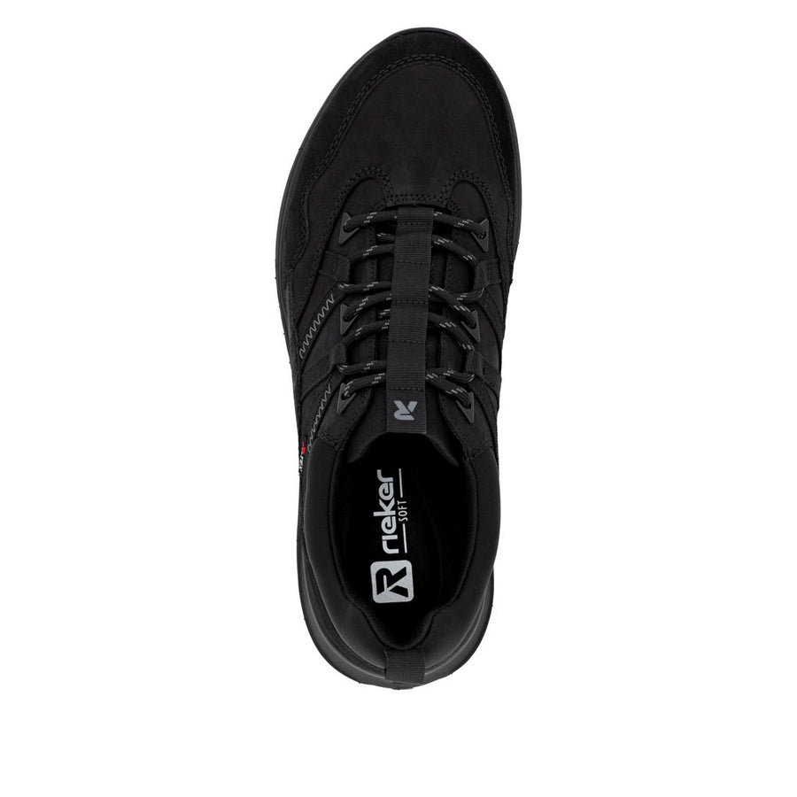 Rieker  U0104-00 Mens Black Shoes