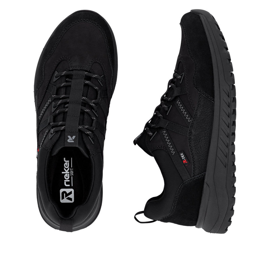 Rieker  U0104-00 Mens Black Shoes