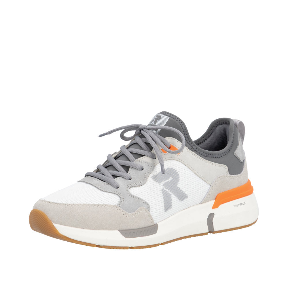 Rieker U1405-40 Grey/white Mesh Trainers