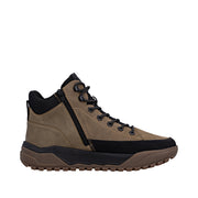 Rieker U1571-20 Jamal Bark/Black Water Resistant Boots