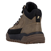 Rieker U1571-20 Jamal Bark/Black Water Resistant Boots