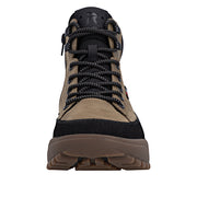 Rieker U1571-20 Jamal Bark/Black Water Resistant Boots