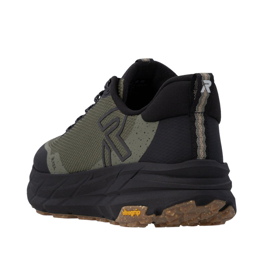 Rieker U4501-55 Drew Olive/Black Lace up Shoes