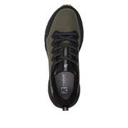 Rieker U4501-55 Drew Olive/Black Lace up Shoes