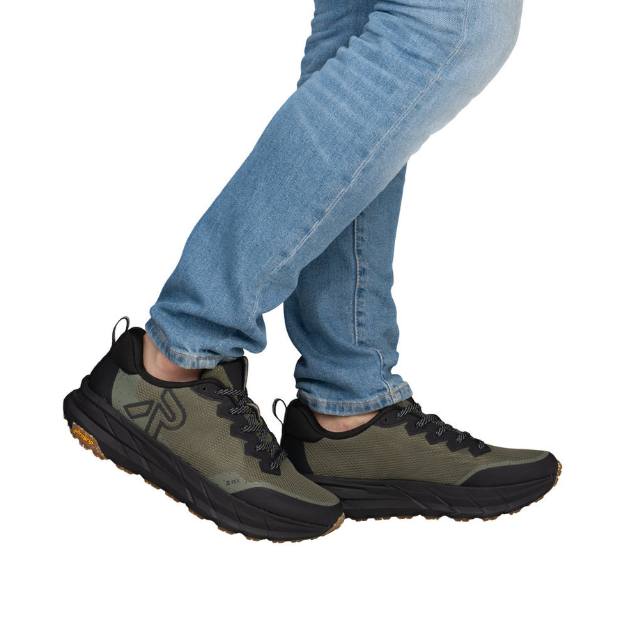 Rieker U4501-55 Drew Olive/Black Lace up Shoes
