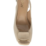 Lotus Josefa Slingback Court - Nude Suede - ULS544CC003