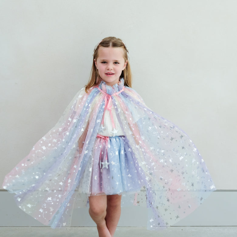 Mimi & Lula Unicorn Ombre Cape 175024-23